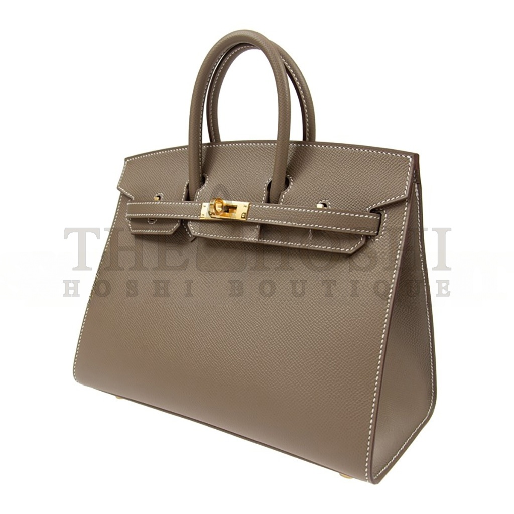 H**me5 BIRKIN 30 TOGO LEATHER ELEPHANT GREY GOLD BUCKLE BAG BK2518EPGPO (30*22*16cm) Master Quality